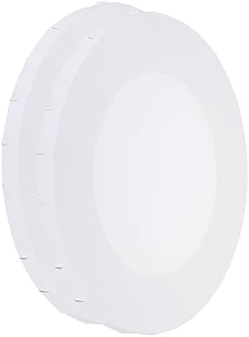 PATIKIL Paint Canvases Panel for Painting, 2 Pack 10x10 Inch Round Wood Frame Stretched Blank Art Board Panels for Acrylic, Oil, Tempera Painting, White