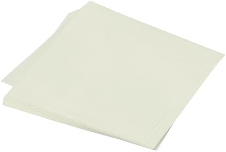 MECCANIXITY 50 Sheet Origami Paper Double Sided Cream White 4x4 Inch Square Sheet for Art Craft Project, Beginners, Gifts Decor
