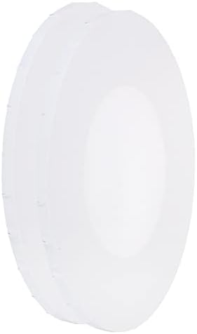 PATIKIL Paint Canvases Panel for Painting, 2 Pack 8x12 Inch Oval Wood Frame Stretched Blank Art Board Panels for Acrylic, Oil, Tempera Painting, White