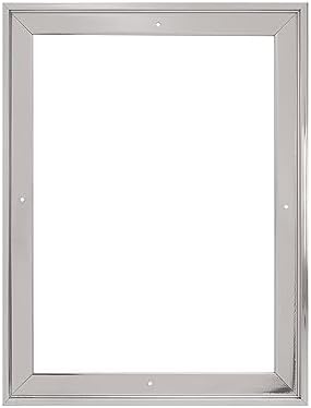 Pixy Canvas Floater Frame 11x17 for 3/4 (0.75) inch Deep Canvas Paintings/Canvas Prints/Wood Canvas Panels/Wall Art/Wall Decor/Home Decor/Artwork (Chrome, 11 x 17 inch, Portrait)