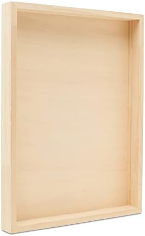 Wood Canvas 12 x 16 x 1-1/2-inch, Pack of 2 Wooden Sign Blanks with Frame, Wood Cradled Panels for Crafts & Home Decor, by Woodpeckers