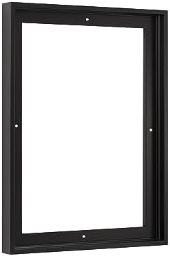 Pixy Canvas Floater Frame 4x12 for 3/4 (0.75) inch Deep Canvas Paintings/Canvas Prints/Wood Canvas Panels/Wall Art/Wall Decor/Home Decor/Artwork (Black, 4 x 12 inch, Portrait)