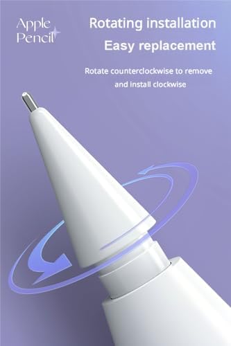 LOVE MEI Replacement Pencil Tips for Apple Pencil 2nd/ 1st Gen/USB-C/Pro