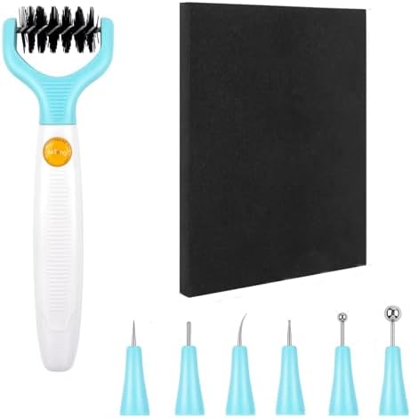 CYFUN DESIGN All-in-One Paper Sculpting Tool Kit & Die Brush for Card Making & Scrapbooking