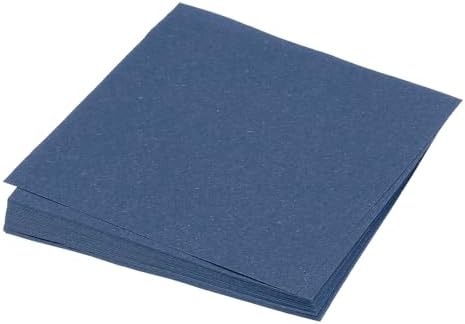 MECCANIXITY 50 Sheet Origami Paper Double Sided Navy Blue 5x5 Inch Square Sheet for Art Craft Project, Beginners, Gifts Decor