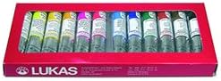 LUKAS Studio Artist Oil Color Paints - High-pigment oil paint made with natural binder for artist, painting, & more! - [Assorted Colors - 20 mL]
