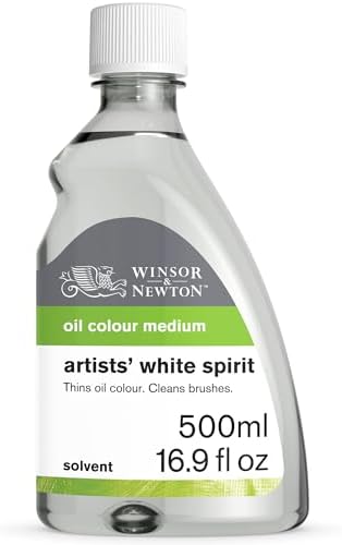 Winsor & Newton Artists' White Spirits, 500ml (16.9-oz) Bottle