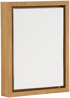 Kate and Laurel Sylvie Blank Framed Canvas Wall Art; 8x10 Natural; Modern Empty Canvas for Paint-Your-Own Art; Ready to Paint Premium Canvas Already Framed