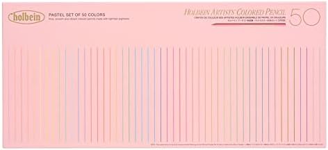 Holbein Artists' Colored Pencil Pastel Tone 50 Colors Set