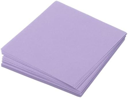MECCANIXITY 50 Sheet Origami Paper Double Sided Light Purple 2x2 Inch Square Sheet for Art Craft Project, Beginners, Gifts Decor