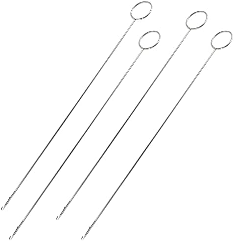 4 Pcs Sewing Loop Turner Hook, Needle Hook with Latch, Tongue Crochet Tool
