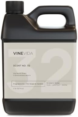 VINEVIDA [32oz] Frankincense & Myrrh Fragrance Oil for Candle Making and Soap Making - Premium Candle Scents for Soy Candles