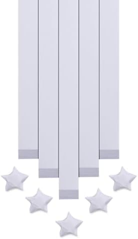FoDau770 Solid Color Star Paper Strips - 360 Sheet, Cream