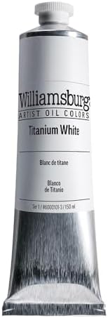 Williamsburg Artist Oil Colors, Titanium White, 150 ml Tube