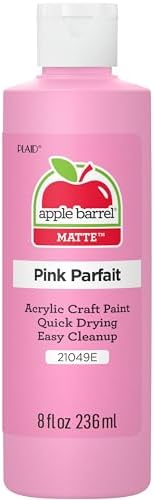 Apple Barrel, Acrylic Paint, 8 fl oz, Pink Parfait, (Pack of 1)