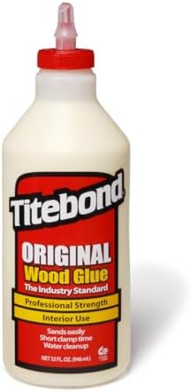 Titebond Original Wood Glue, 1-Quart #5065, Yellow