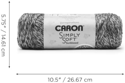 Caron Simply Soft Sunkissed Yarn for Crocheting, Grape Tonal, 3-Pack