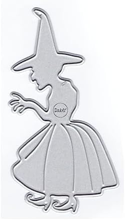 Scary Halloween Witch Metal Cutting Dies for Card Making