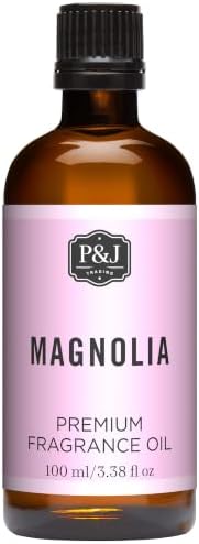 P&J Fragrance Oil | Magnolia Oil 100ml - Candle Scents for Candle Making, Freshie, Soap Making Supplies, Diffuser Oil Scents