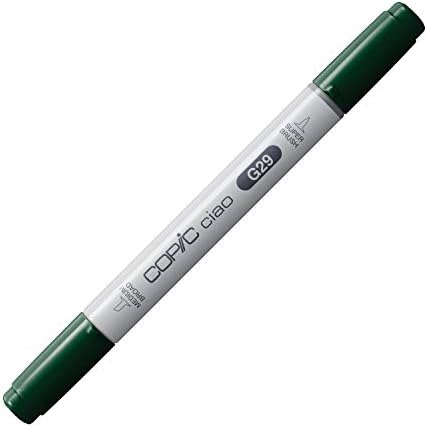 Copic Markers G29 Ciao with Replaceable Nib, Pine Tree Green