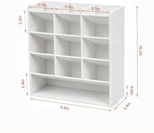 BEYGORM Acrylic Vertical Marker Organizer for 150 Markers, Desk Orgaizer