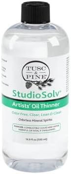 Tusc & Pine StudioSolv™ Odorless Mineral Spirits 16.9oz (500ml)