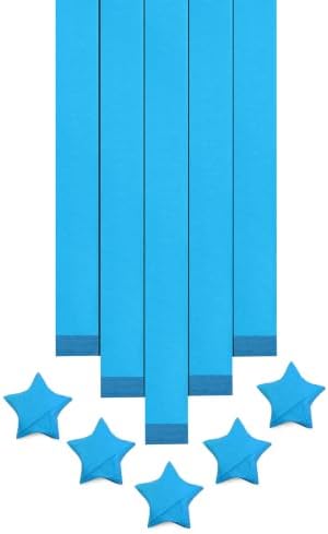 FoDau770 Solid Color Star Paper Strips - 360 Sheet, Royal Blue