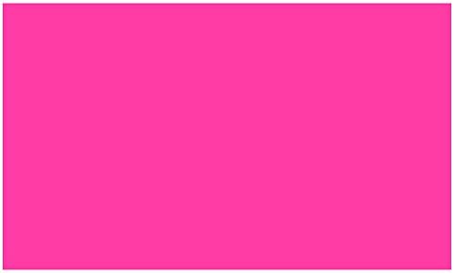 Colonial Cards: 150 Color Cardstock 3" x 5" Index Cards, Bright Pink, Unruled