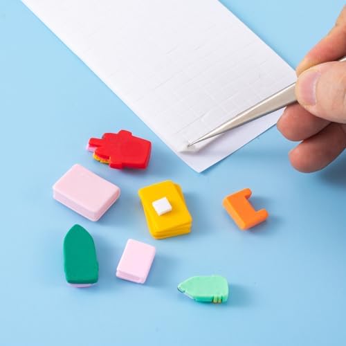 Joez Wonderful 8 Sheets Foam Adhesive Squares, 0.24in, White