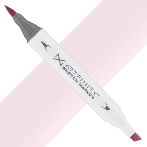 Artfinity Sketch Markers - Grayish Cherry RV6-1, Vibrant, Professional, Dye-Based Alcohol Markers for Artists, Drawing, Travel, & More