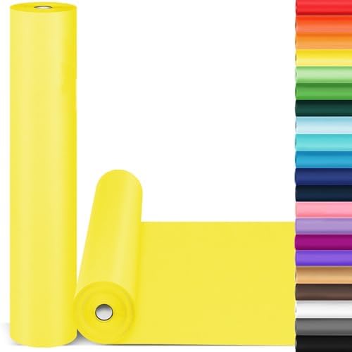 Yellow Wrapping Paper, 15"x900" Art Craft Bulletin Board Decorative Paper