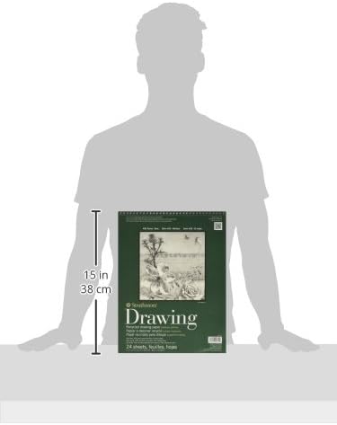 Strathmore 400 Series Recycled Drawing Pad, Medium Surface, 11"x14" Wire Bound, 24 Sheets