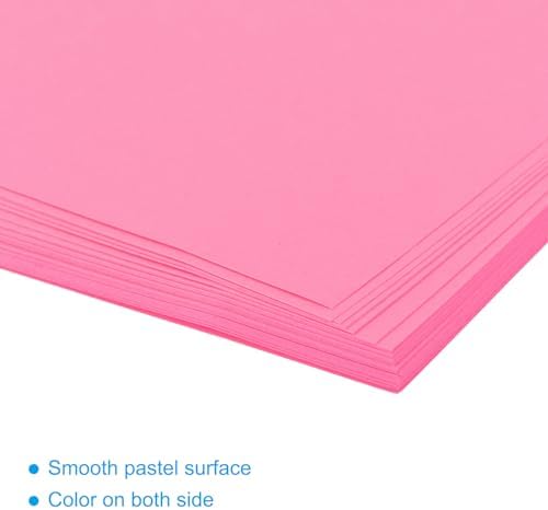 MECCANIXITY 50 Sheet Origami Paper Double Sided Fluorescent Pink 2x2 Inch Square Sheet for Art Craft Project, Beginners, Gifts Decor