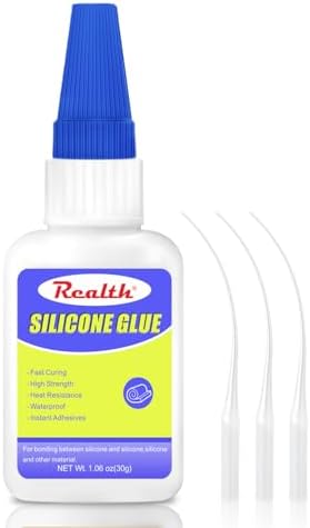 Silicone Glue 30g, Clear Waterproof Heat-Resistant Liquid Silicone Adhesive