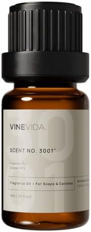 VINEVIDA [0.33oz] Scent No.3001 Fragrance Oil for Candle Making - Made in USA Candle Scents - Natural Fragrance Oil -Soap Making