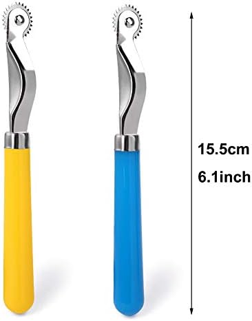 Lunarm Tracing Wheel Sewing Tool 2pcs Steel Needle Point Tracing Wheel