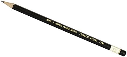 Koh-I-Noor Toison d'Or Graphite Pencil, 2H Degree, 4 Pack (FA1900.2HBC)