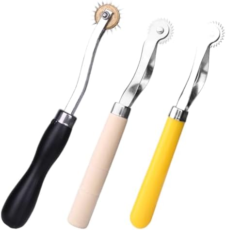 Lunarm Tracing Wheel Sewing Tool 3pcs Steel Needle Point Tracing Wheel