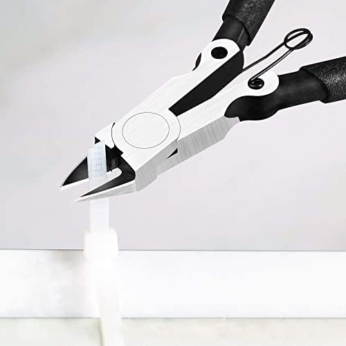 BOENFU 5 inch Flush Cutters Precision Wire Cutters Wire Snips | Small Wire Nippers, Ideal for Jewelry Making, Crafting, 3D Print, Model, Zip Ties, Electronics