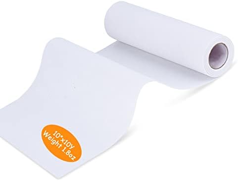 Tear Away Embroidery Stabilizer Simthread Embroidery Backing - 1.8 Ounces Medium Weight 10" x 10Y/Roll for Machine Embroidery