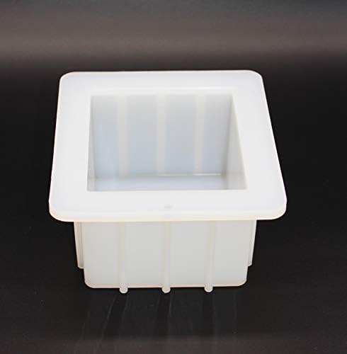 Square Silicone Soap Mold Small Loaf Bar DIY Handmade Swirl Making Tool