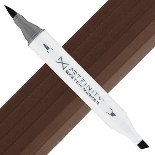 Artfinity Sketch Markers - Crickett RV8-7, Vibrant, Professional, Dye-Based Alcohol Markers for Artists, Drawing, Travel, & More