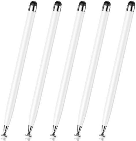 5PCS Stylus Pen for Touchscreen,Lightweight 2 in 1 Design
