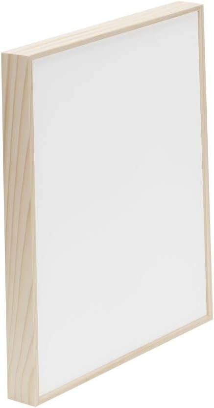 Da Vinci Pro Liquid Art Multi-Media Panel 18x24, 1-1/2" Deep Gesso Board with Natural Wood Frame, Raised Lip Wood Canvas Panel Ideal for Artists Using High Flow Acrylics and Alcohol-Based Dyes