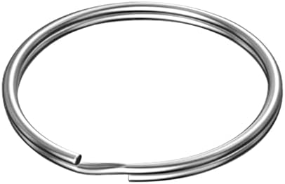Metal Key Ring, Large Split Key Ring Sturdy KeyChain Crafts and Accessories for DIY and Key Organization