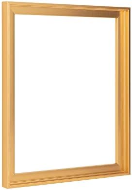 Pixy Canvas Floater Frame for Canvas Paintings, Wood Panels, Canvas Panels & Stretched Canvas Boards. Floating Frame fits 5/8", 3/4" & max 7/8" Deep Artwork (8 x 10 inch)