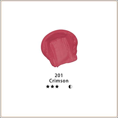 Artecho Red Acrylic Paint, Crimson Red Paint (120ml / 4.05oz) Tubes, Art Craft Paints for Canvas, Rock, Stone, Wood, Fabric, Art Supplies | Semi Glossy Finish, High Pigment Rich Color Craft Paint for Canvas, Rocks, Wood, Fabric, Ceramic, Non-Toxic
