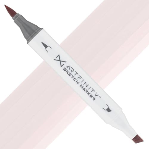 Artfinity Sketch Markers - Cherry White RV9-1, Vibrant, Professional, Dye-Based Alcohol Markers for Artists, Drawing, Travel, & More