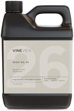 VINEVIDA [32oz] Cocoa Butter Fragrance Oil for Candle and Soap Making - Made in USA Natural Scents