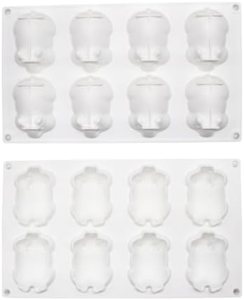 Silicone Mold for Baking Cakes,Soap Molds,Flower Shape Silicone Molds for Homemade French Dessert Mold for Pastry Chocolate,Jelly Chocolate Mold ＆ Ice Cube Tray (I_ Hamster)